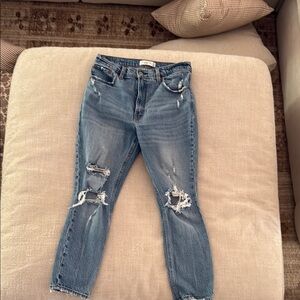 Distressed Blue Women's Jeans